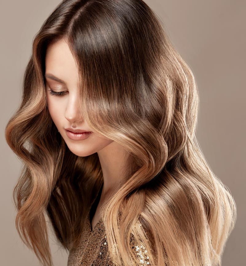 Hairstyling-Ombré Professionelle Balayage-Technik in Rümlang